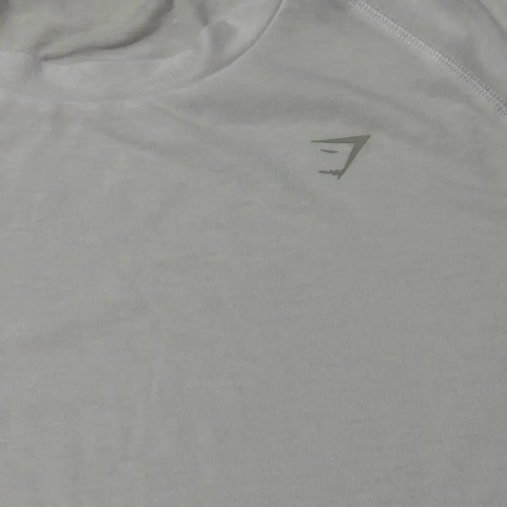 Gymshark Men’s White Performance Training T-Shirt Size XL Athletic Activewear